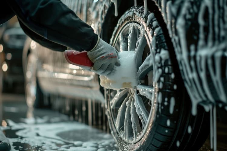 Specialiștii Asturian Auto lucrează la detalii tehnice ale unui motor și interior